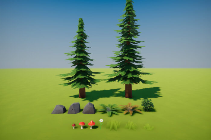 Stylized Low Poly FPS Map 2 - Gas Station - Image 12