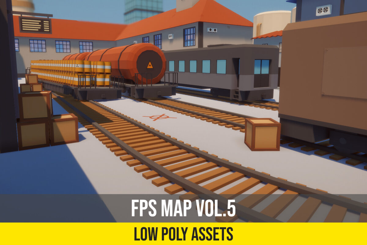 Low Poly FPS Map Vol.5 - Just Create Studios