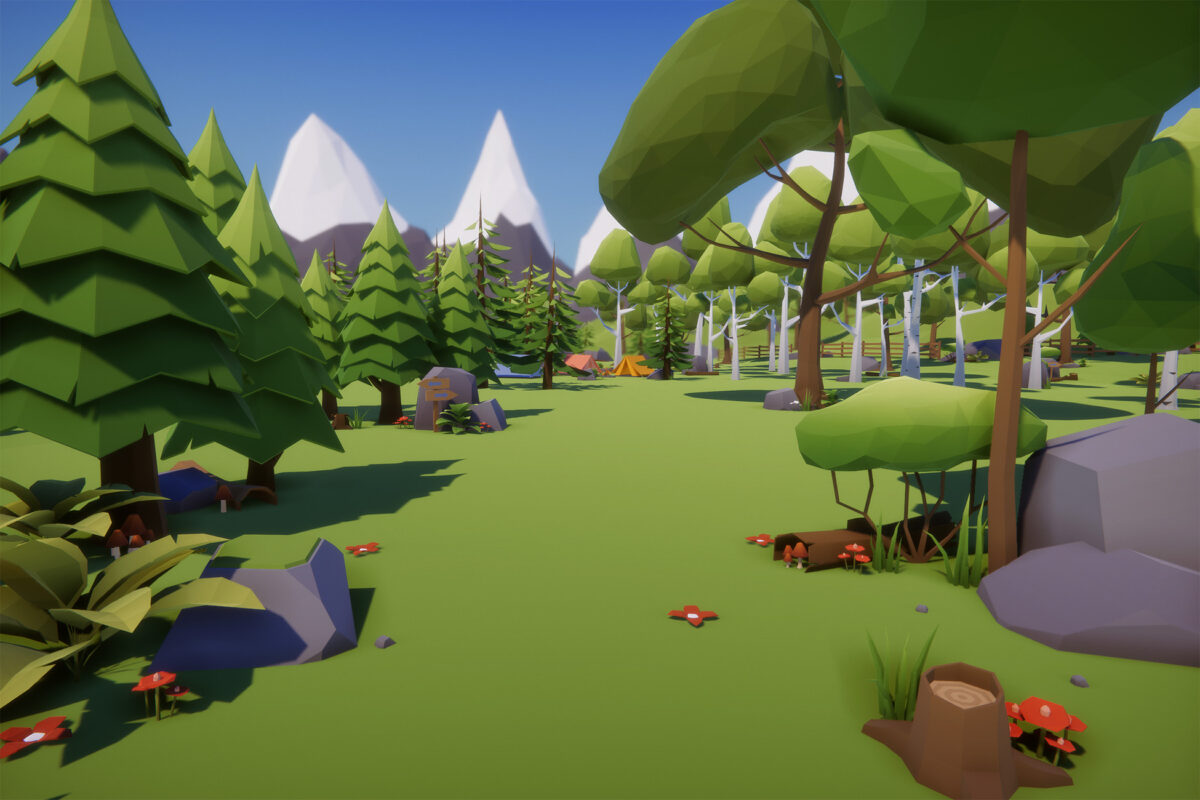 Low Poly 4 Seasons Nature - Just Create Studios