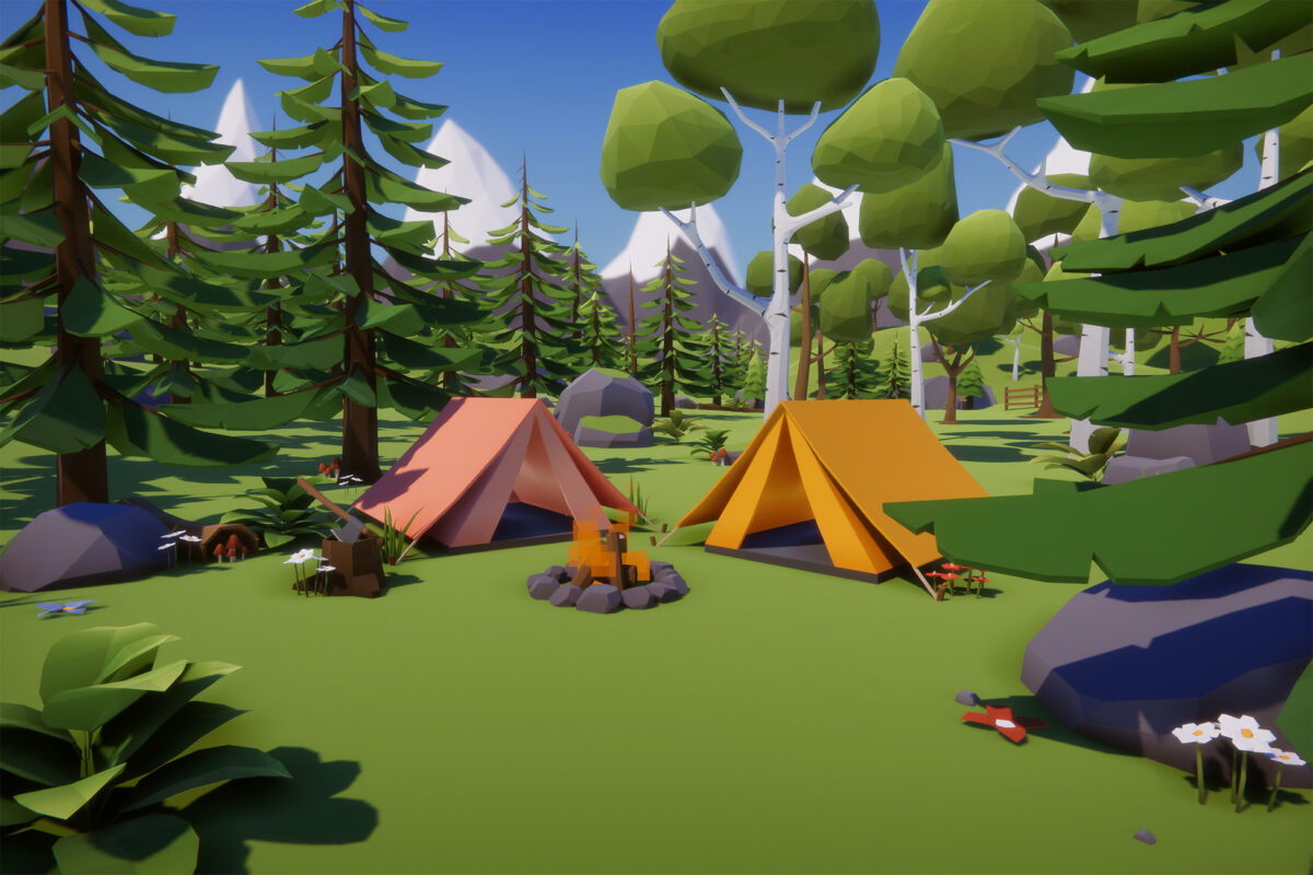 Low Poly 4 Seasons Nature - Just Create Studios