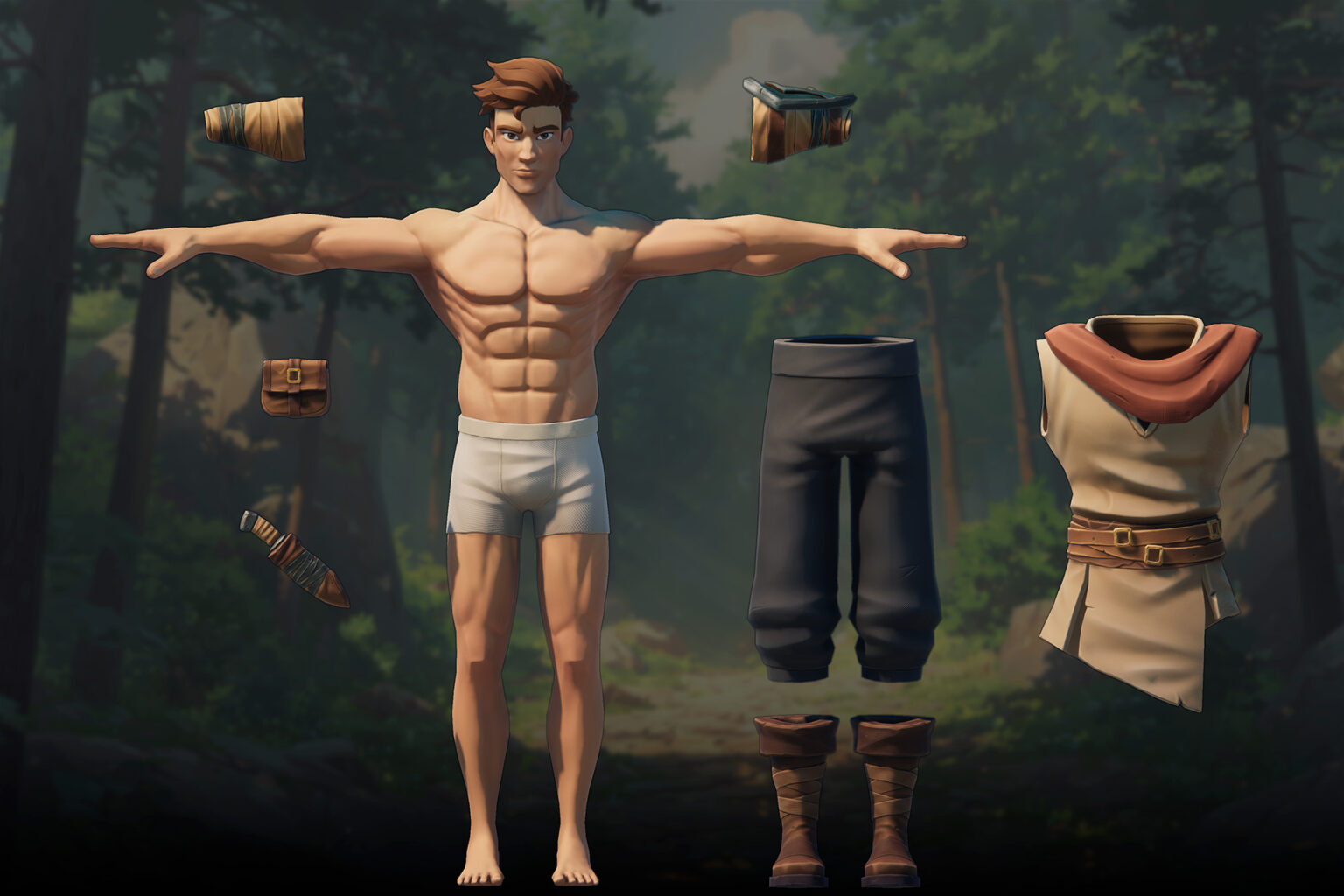 Stylized Medieval Modular Characters for Unity & Unreal Engine