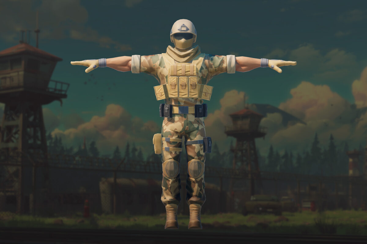 Unity military character assets