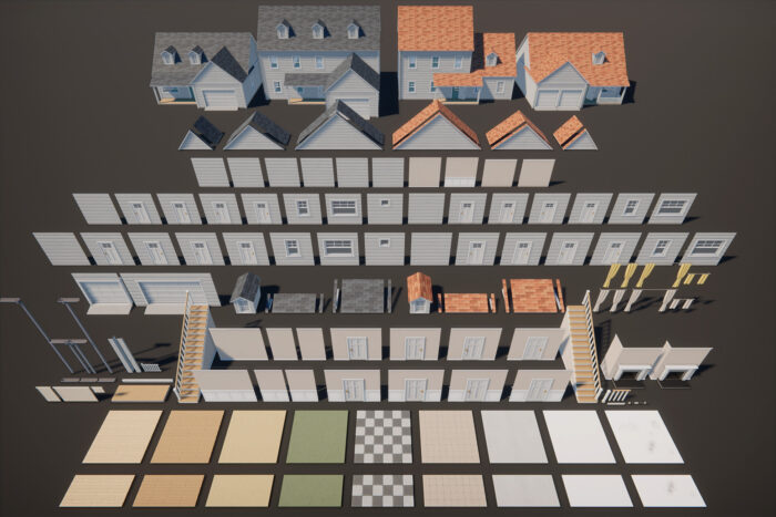 Stylized Cartoon House Interior & Exterior - Image 15