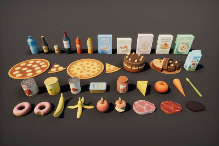 Stylized Cartoon House Interior & Exterior - Image 19