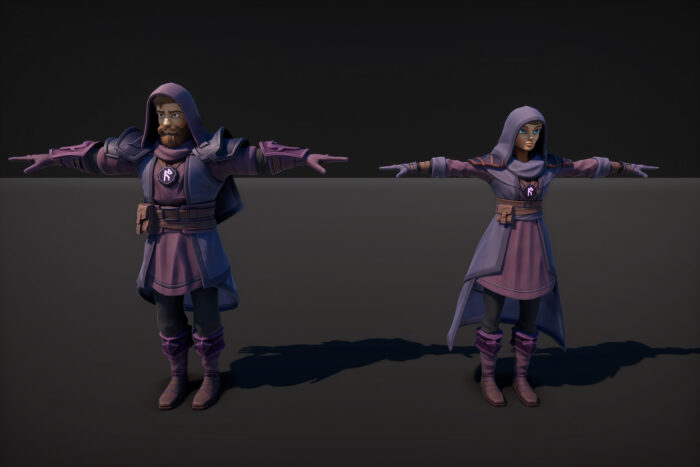 Stylized Fantasy Mage Characters - Image 10