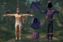 male 3d modular stylized mage character
